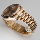 41mm 18k RG President Rose Roman Dial Full Set 2015