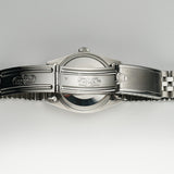 36mm Vintage Steel Engine Turned Slate Grey Dial Circa 1973