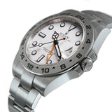 42mm White Polar Dial With Black RubberB