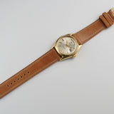 36mm Vintage 18k YG Silver Pie Pan Dial Circa 1968