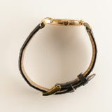 34mm Vintage 18k Rose Gold Mechanical Dress Watch