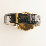 34mm Vintage 18k Rose Gold Mechanical Dress Watch