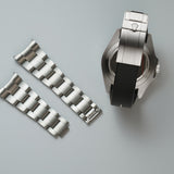 42mm White Polar Dial With Black RubberB
