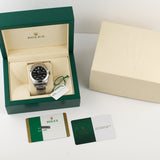 40mm Steel Black Dial Rolex Serviced
