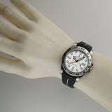 42mm White Polar Dial With Black RubberB