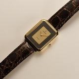 26mm Vintage Dress Watch 18k Yellow Gold Hobnail Dial