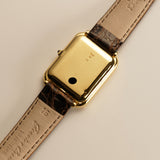 26mm Vintage Dress Watch 18k Yellow Gold Hobnail Dial