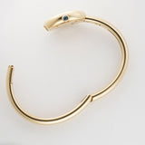 19mm 18k Yellow Gold Bangle Size 15 2024
