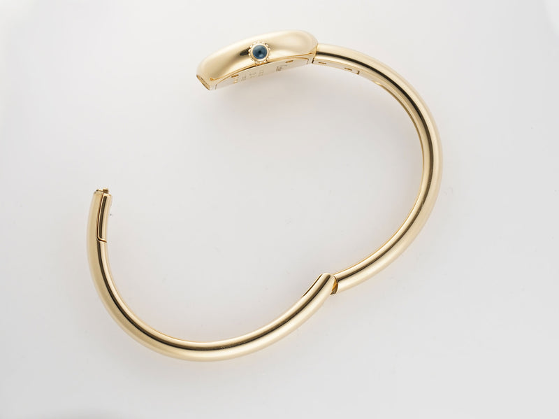 19mm 18k Yellow Gold Bangle Size 15 2024