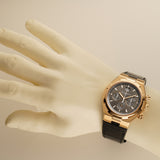 43mm Chronograph 18k Rose Gold Grey Dial Factory Serviced in 2021