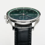 41mm Chronograph Steel Green Dial