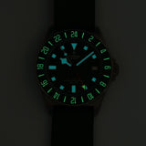 42mm FXD GMT Titanium Black Dial