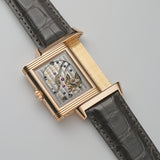 30mm Grande Reverso Calendar 18k RG JLC Serviced