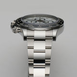 40mm Steel Ceramic Bezel White Panda Dial RubberB