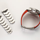 43mm Anniversary Red Writing Dial With Cyclops With RubberB
