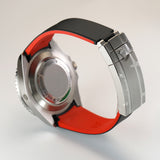 43mm Anniversary Red Writing Dial With Cyclops With RubberB