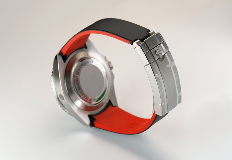 43mm Anniversary Red Writing Dial With Cyclops With RubberB