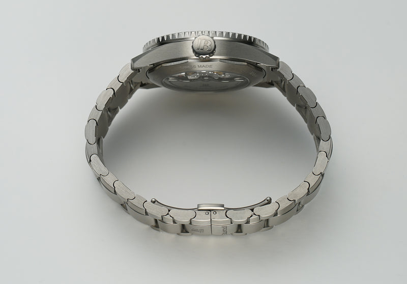 43mm Bathyscaphe Titanium Ceramic Bezel Grey Dial on Bracelet NOS 2023