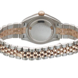 28mm Steel and 18k Everose Gold White Roman Dial Jubilee