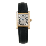 22mm Tank Louis 18k RG Diamond Bezel