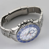 44mm Regatta Chrono Steel Blue Ceramic Bezel 2015