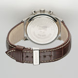 39mm Transatlantique Flyback Chrono Steel Black Dial