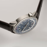 44mm Chronograph World Time Titanium Blue Dial 2022