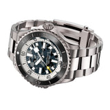 46mm Super Diver Black Dial Titanium Bracelet