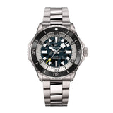 46mm Super Diver Black Dial Titanium Bracelet