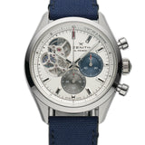40mm El Primero Open Steel Silver Tricolour Dial