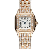 22mm Small 18k Rose Gold Diamond Bezel and Bracelet