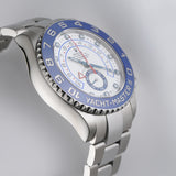 44mm Regatta Chrono Steel Blue Ceramic Bezel 2015