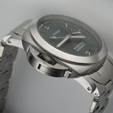 40mm Quaranta BiTempo Steel Green Dial
