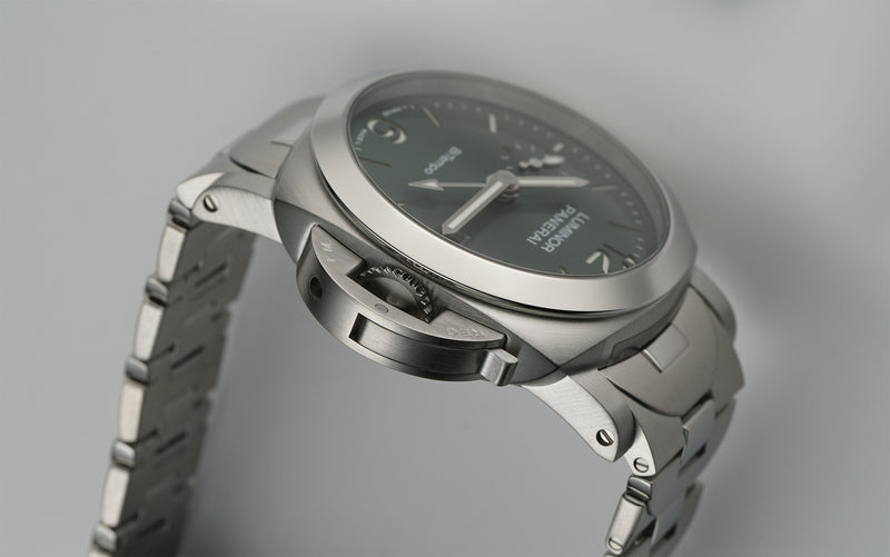 40mm Quaranta BiTempo Steel Green Dial