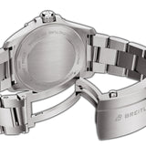 44mm Automatic GMT Blue Dial Stainless Steel Bracelet