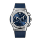 45mm Titanium Chronograph Blue Dial