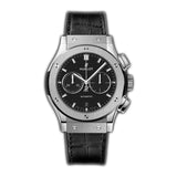 42mm Titanium Chronograph Black Dial
