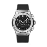 42mm Titanium Chronograph Black Dial