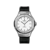 38mm Titanium Opalin Silver Dial