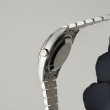 36mm Steel White Roman Dial Fluted Bezel Jubilee