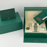 36mm No-Date Green Index Dial