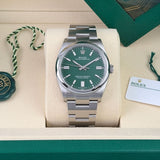 36mm No-Date Green Index Dial