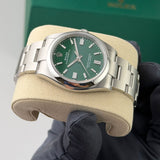36mm No-Date Green Index Dial