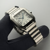 35mm Medium Steel Silver Dial Auto Cartier Serviced