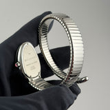 35mm Tubogas Single Spiral Steel Silver Dial