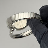 35mm Tubogas Single Spiral Steel Silver Dial