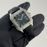 35mm Medium Diamond Bezel Blue Dial 2024