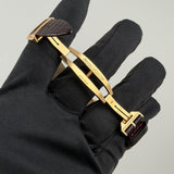 23mm Ladies Duetto 18k RG Diamond Bezel