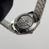 41mm Aqua Terra Captain's Watch Silver Teak Dial
