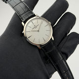 40mm 18k White Gold Manual Wind